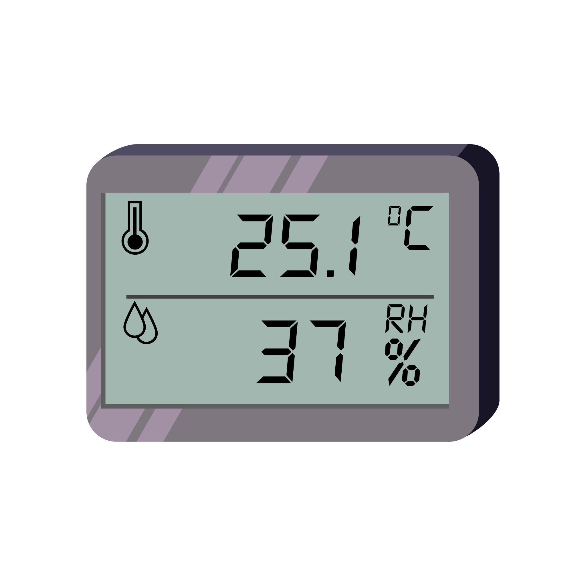 Hydroponics Indoor Grow Tent Digital Thermometer Hygrometer