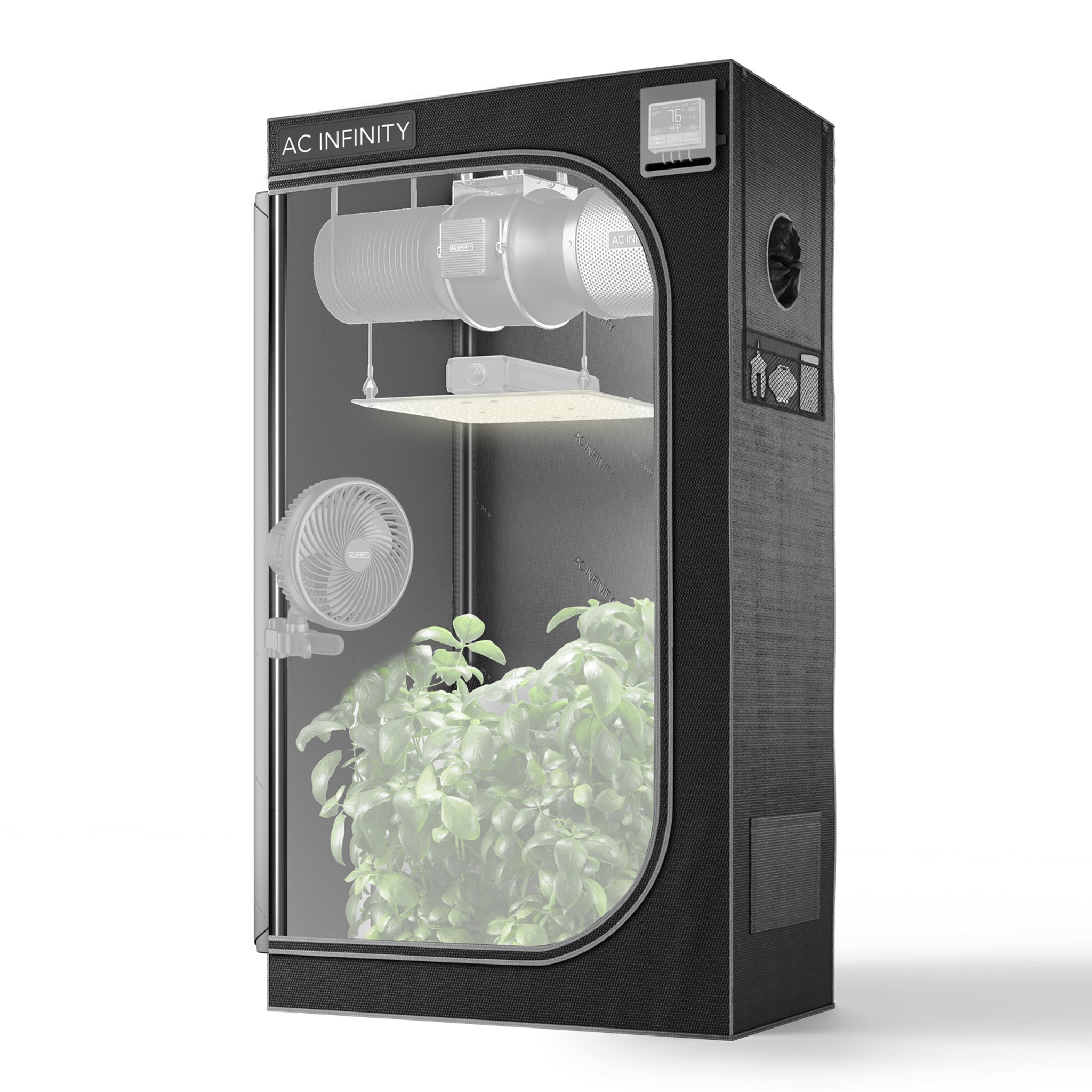 3x2x2 grow tent AC Infinity CLOUDLAB 632 3' x 2' 2000D Diamond Mylar Advance Grow Tent