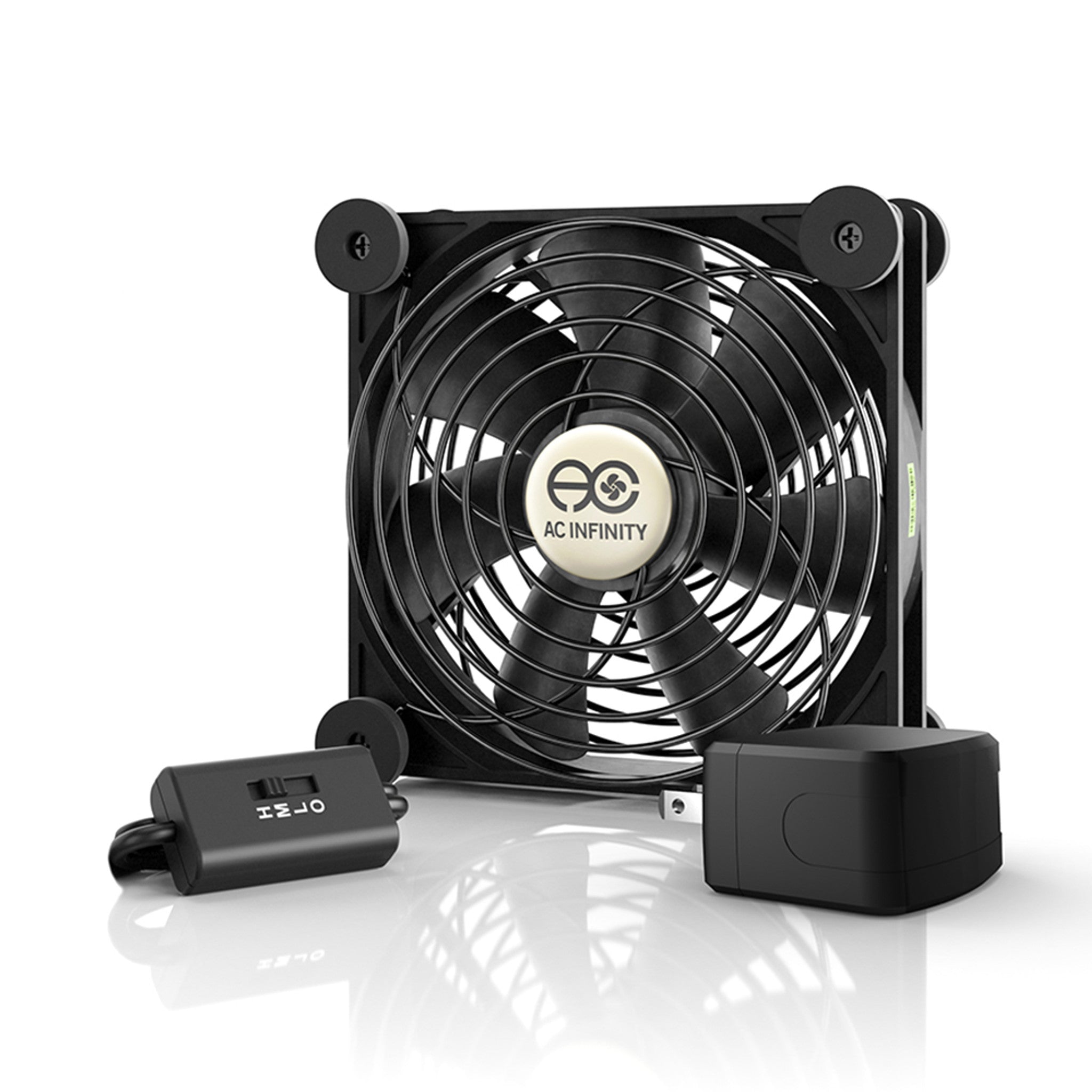 AC Infinity MULTIFAN S3-P Ultra-Quiet AC-Powered Cooling Fan, 120mm