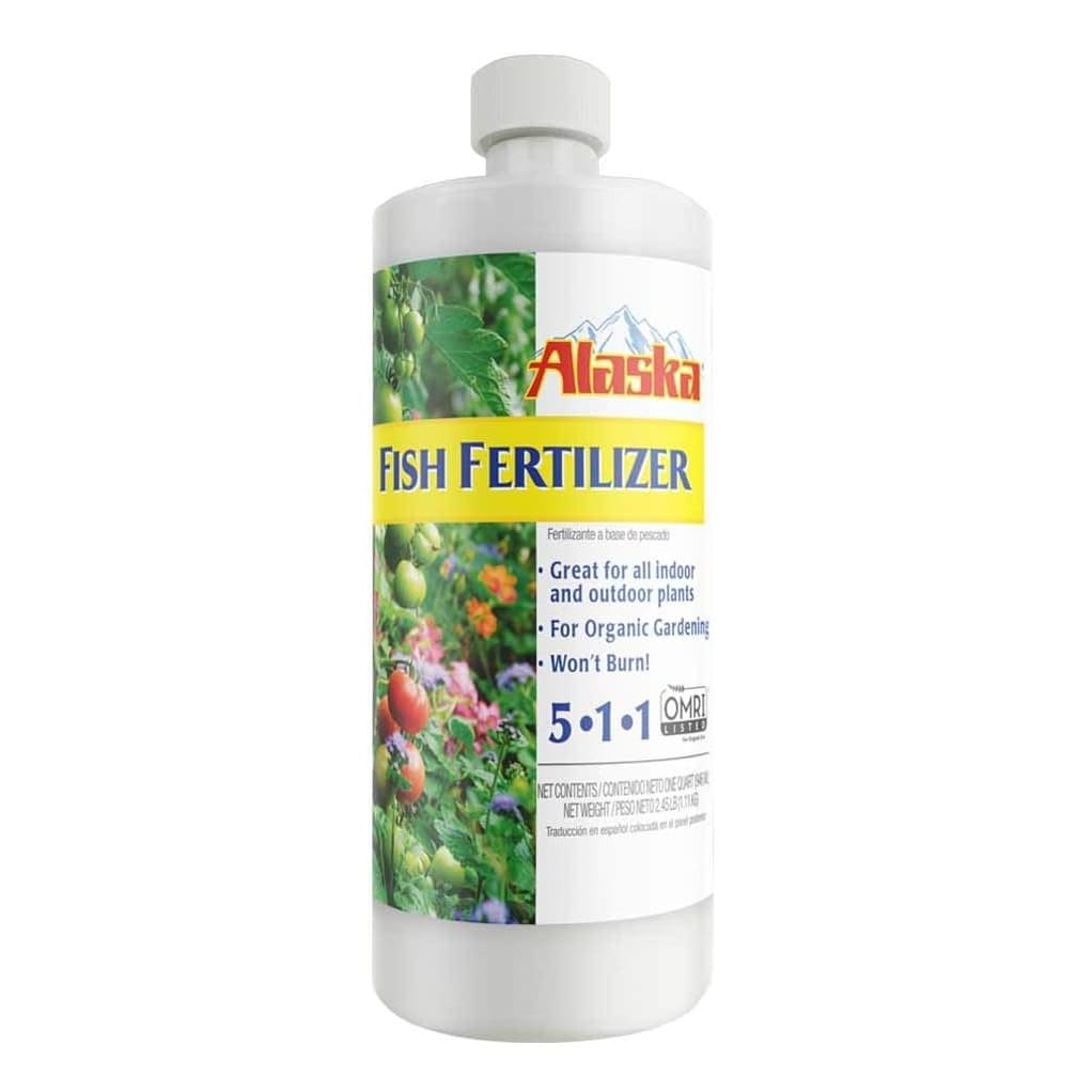 best fish fertilizer for indoor plants Alaska Fish Emulsion 5-1-1 Plant Fertilizer