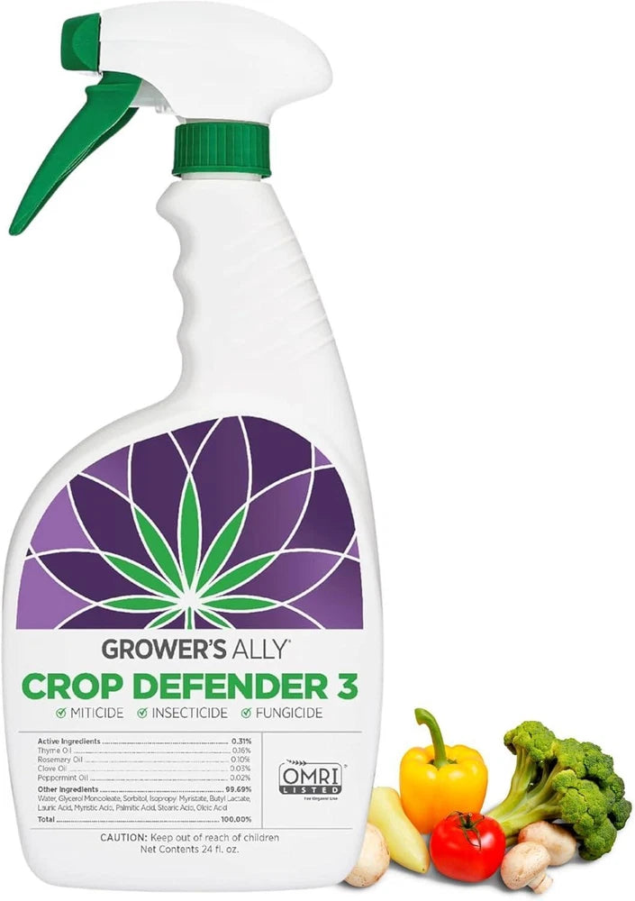 Crop Defender 3 Ready to Use 24oz | Natural, Safe & Organic Insecticide & Fungi