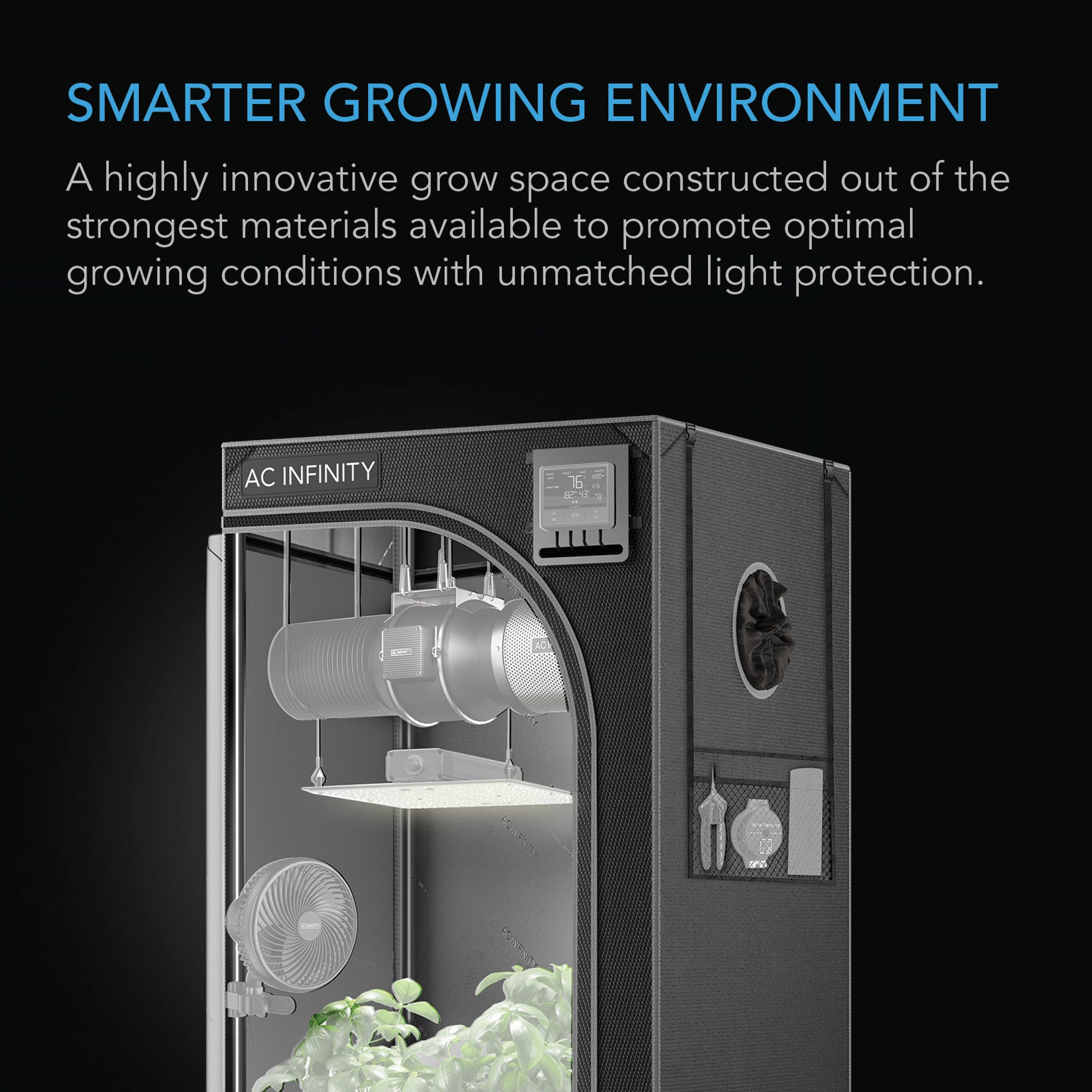 4x8 Grow Tent, AC Infinity Cloudlab 894