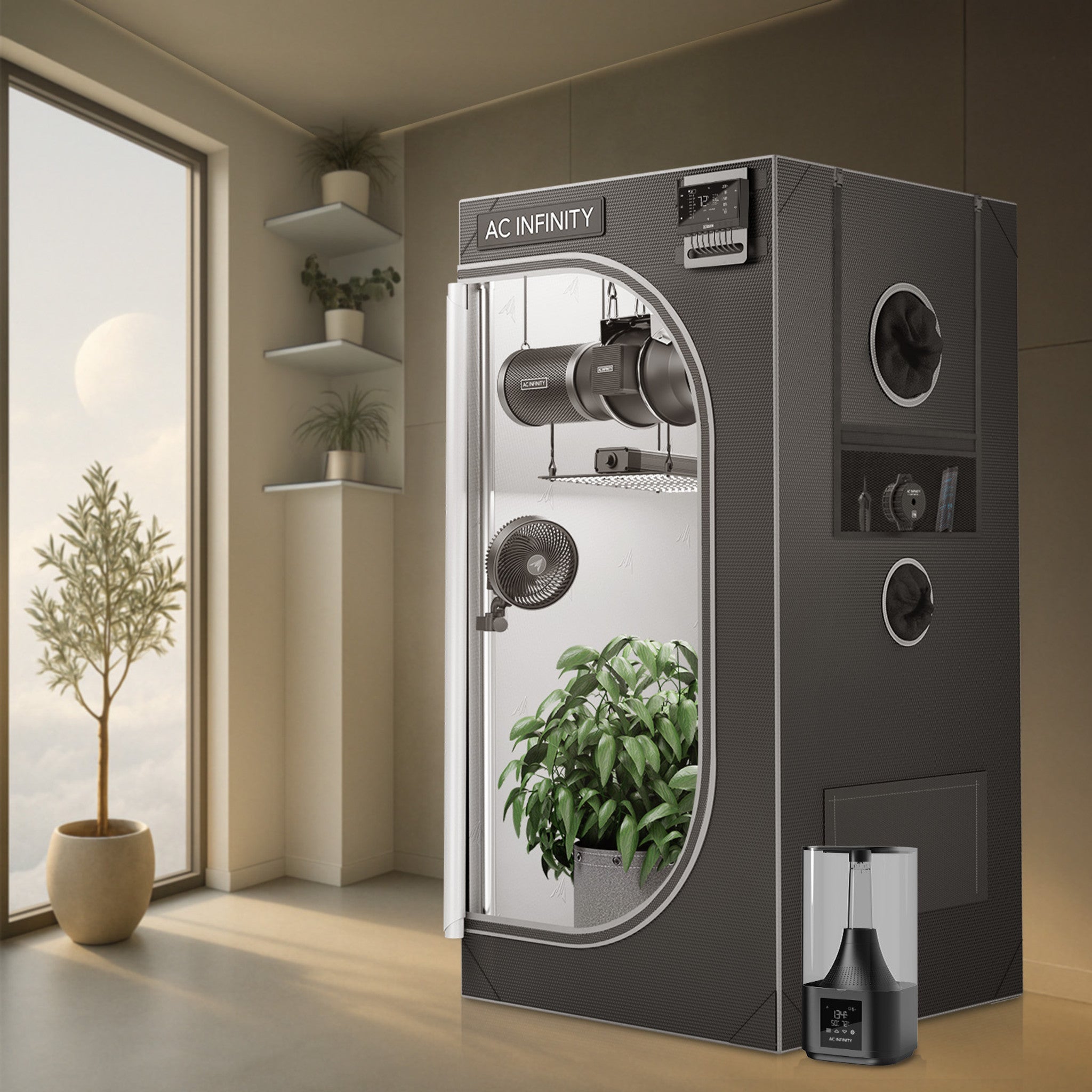 2x2 Grow Tent, AC Infinity Cloudlab 722 - 24