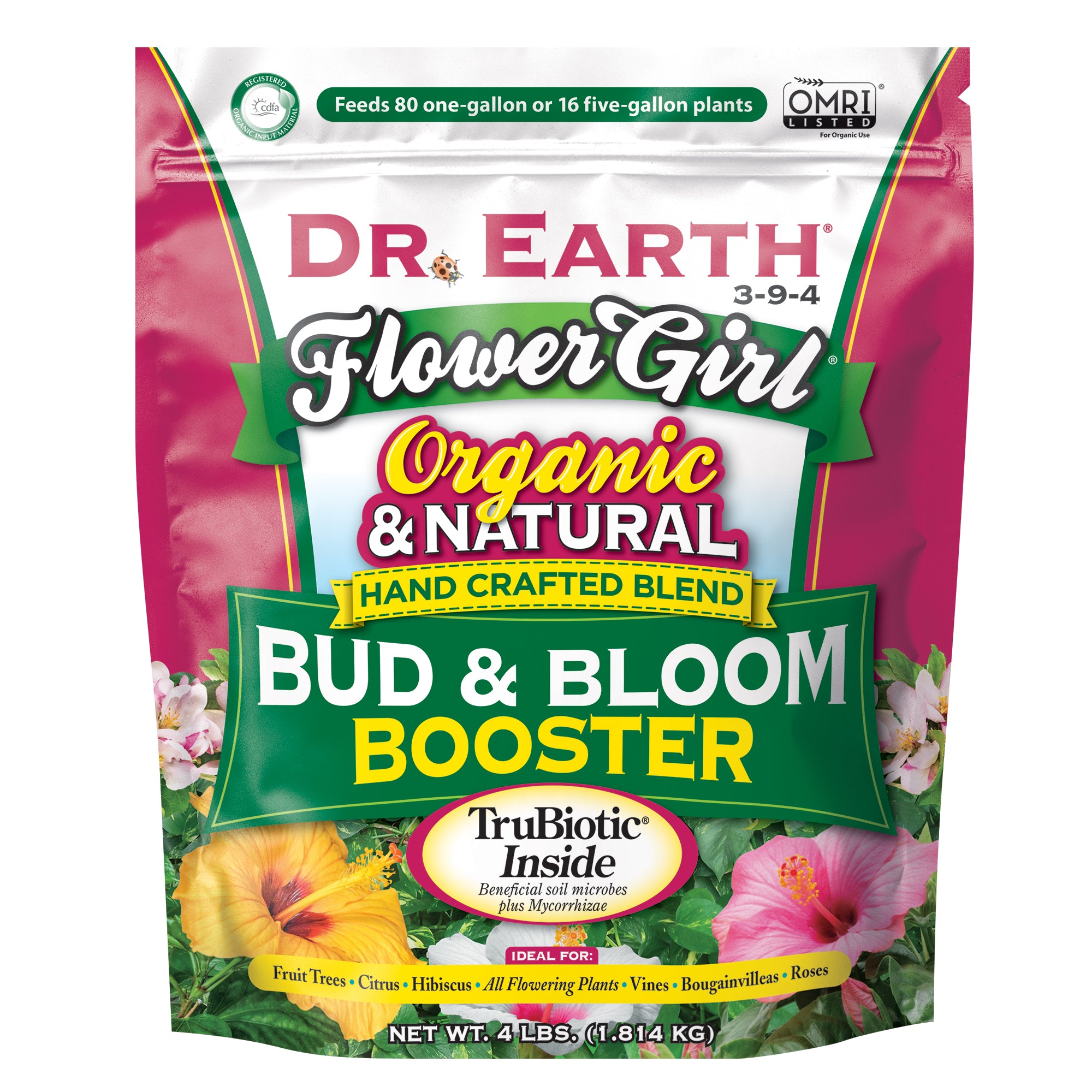 Dr. Earth Flower Girl® Organic Bud & Bloom Booster Fertilizer 3-9-4