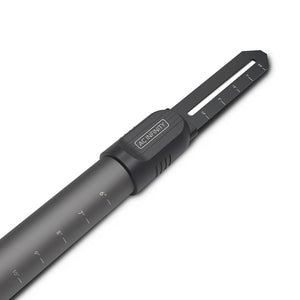 Black AC Infinity soil moisture sensor with depth markings on a long, slender probe for precision gardening.