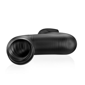 AC Infinity 8-foot black, flexible, thermal-resistant extension hose for ThermoForge S7 and T7 ventilation systems.