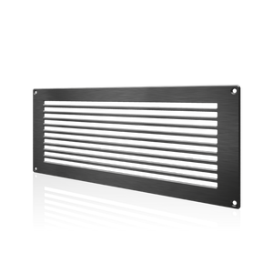 AC Infinity Passive Ventilation Grille Black, 17 Inch Aluminum Panel