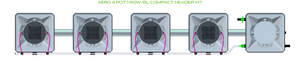 ALIEN AERO 4 Pot 1 Row Kit