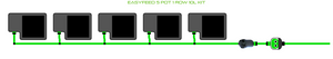 ALIEN EasyFeed 5 Pot 1 Row Kit