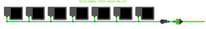 ALIEN EasyFeed 7 Pot 1 Row Kit