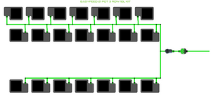 ALIEN EasyFeed 21 Pot 3 Row Kit
