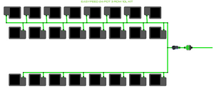 ALIEN EasyFeed 24 Pot 3 Row Kit