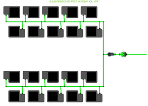 ALIEN EasyFeed 20 Pot 4 Row Kit