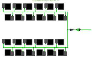 ALIEN EasyFeed 24 Pot 4 Row Kit