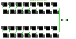 ALIEN EasyFeed 32 Pot 4 Row Kit