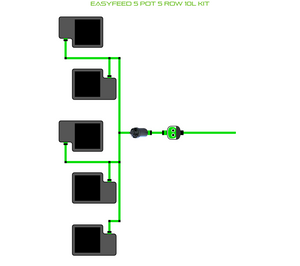 ALIEN EasyFeed 5 Pot 5 Row Kit