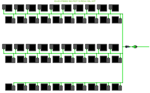 ALIEN EasyFeed 50 Pot 5 Row Kit