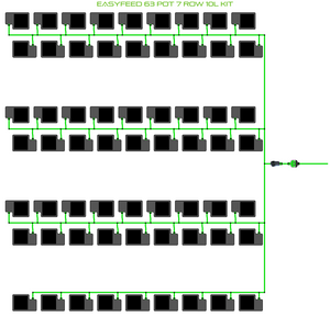 ALIEN EasyFeed 63 Pot 7 Row Kit