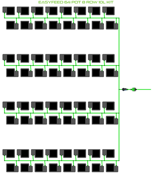 ALIEN EasyFeed 64 Pot 8 Row Kit