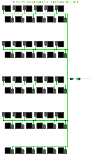 ALIEN EasyFeed 54 Pot 9 Row Kit