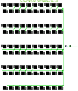 ALIEN EasyFeed 90 Pot 9 Row Kit