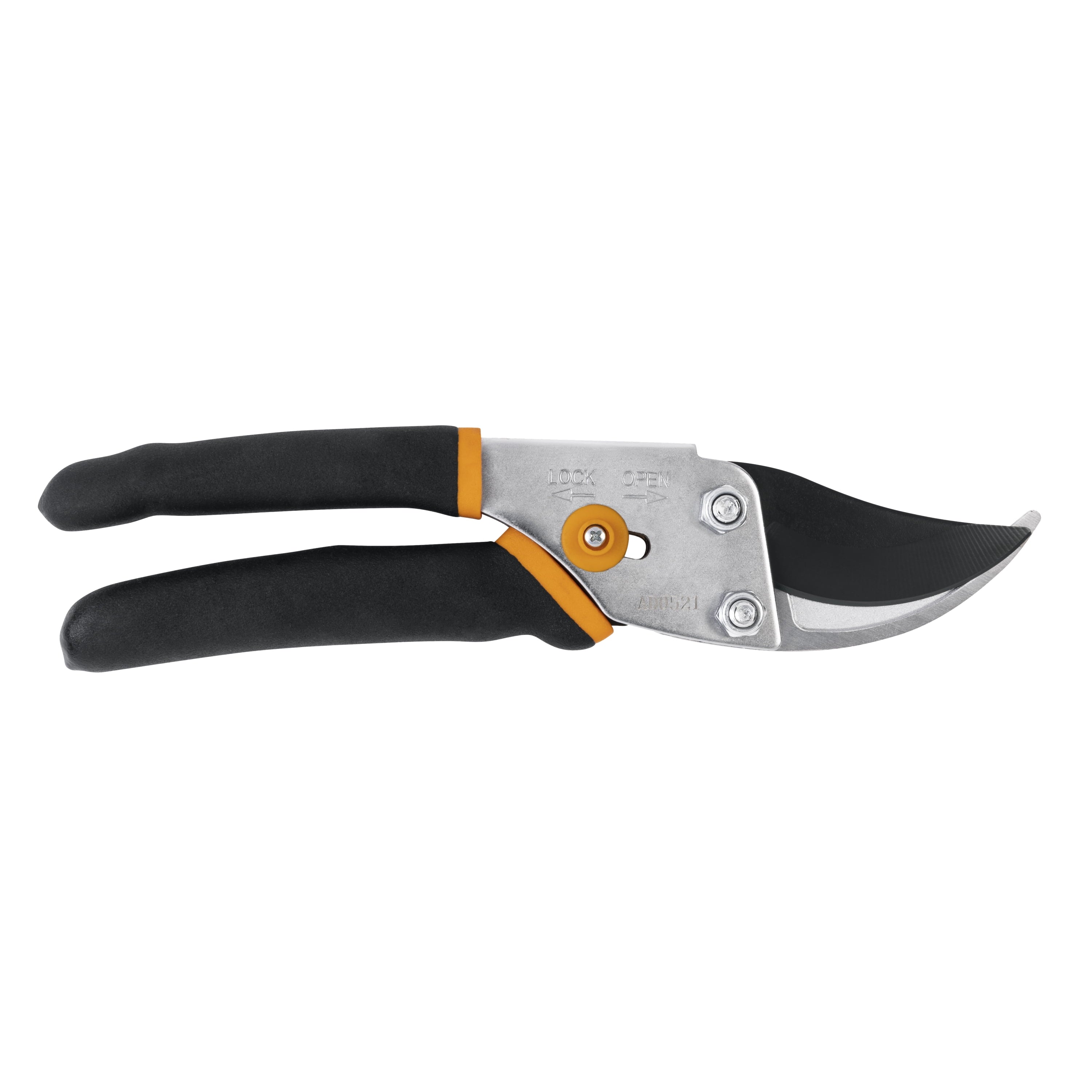 Fiskars Traditional Bypass Pruner, Steel Blade and Non-Slip Handle ,5/8" Diameter Cuts