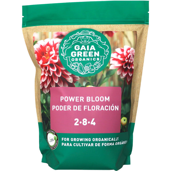 Gaia Green Power Bloom 2-8-4 Organic Fertilizer | Happy Hydro