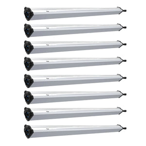 GrowPros 4ft 125W Under-Canopy Grow Light, Full Spectrum + IR, 8-Pack, Model 1