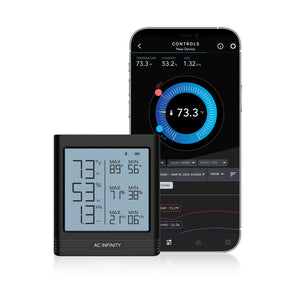 AC Infinity Smart Thermo-Hygrometer B2 with Integrated Sensor