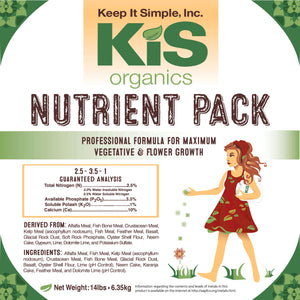 KiS Organics Large Nutrient Pack