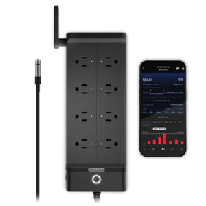 AC Infinity OUTLET AI+ 8-Outlet Environment Controller with Temp, Humidity & VPD Sensor