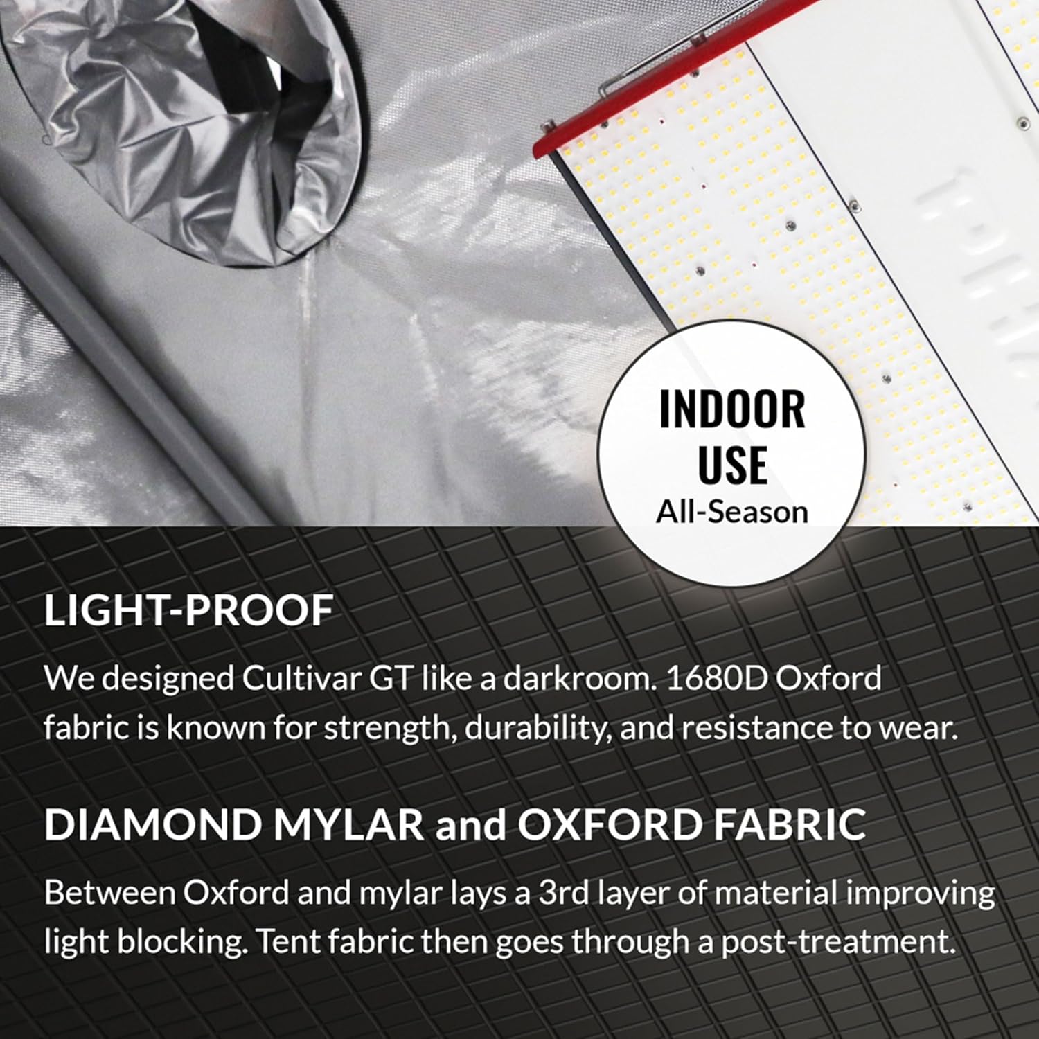 PHANTOM Cultivar GT84 8' X 4' Grow Tent