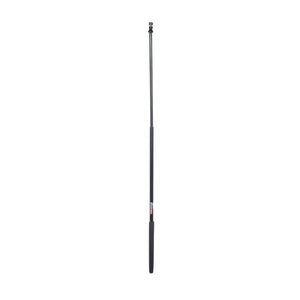 A slender, black SpotOn® extension wand for quantum meters, used to reach hard-to-access light levels in grow rooms.