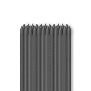 AC Infinity Garden Plant Stakes, 4-Foot Steel Support Poles with UV Coating, 25-Pack