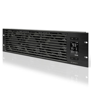 AC Infinity CLOUDPLATE T9 Quiet Rack Cooling Fan System, 3U Exhaust