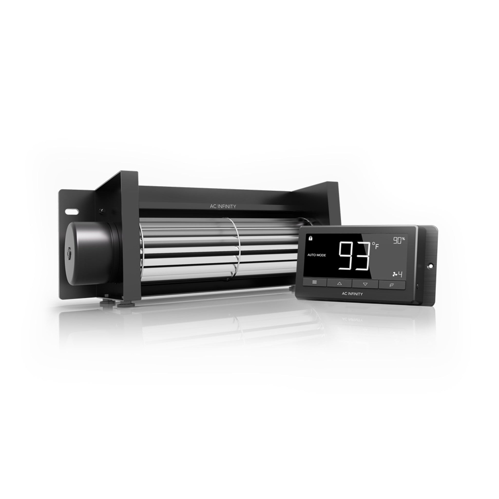 AC Infinity AIRBLAZE T10 Fireplace Blower, 10 Inch with Temperature Controller