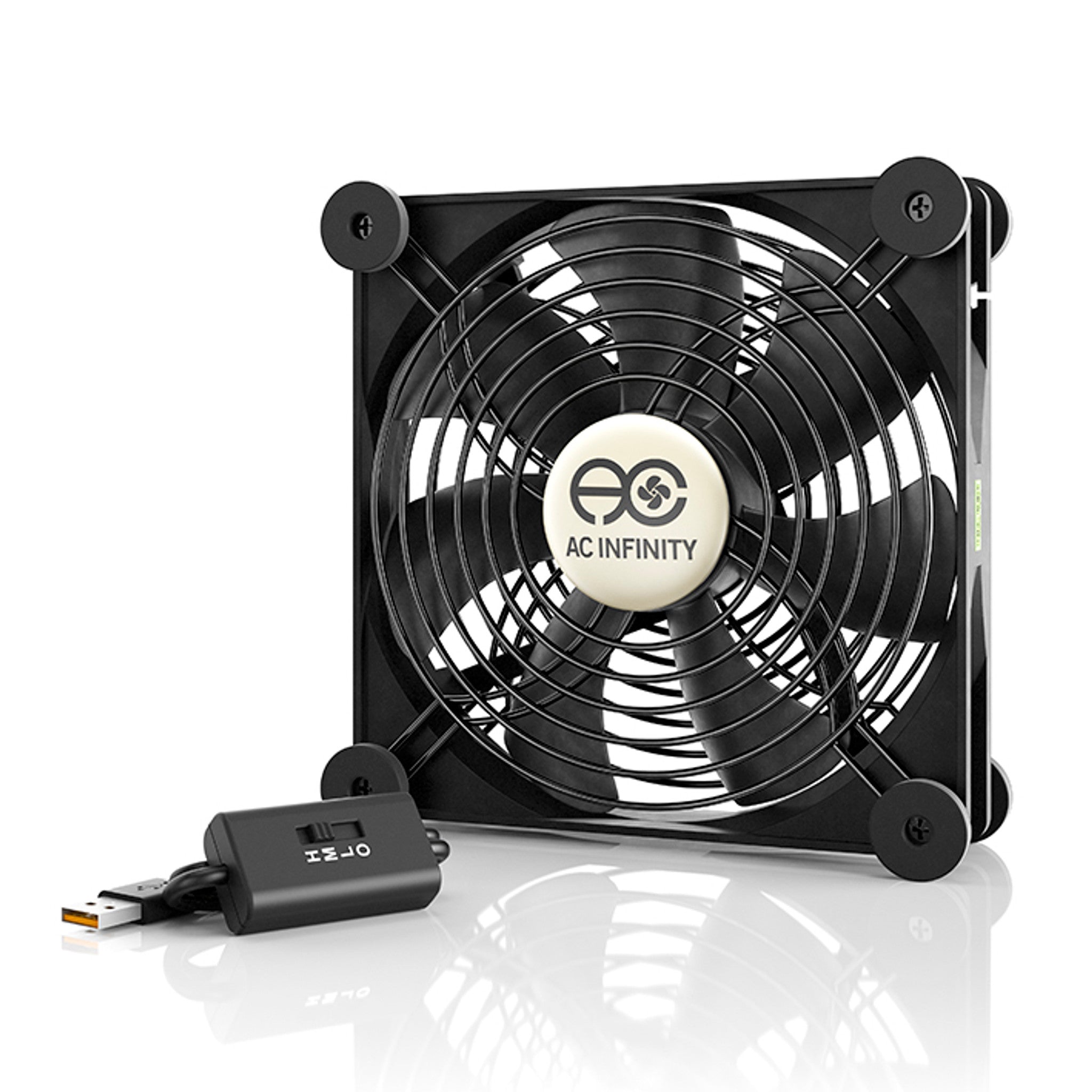 AC Infinity MULTIFAN S4 Ultra-Quiet USB Cooling Fan, 140mm