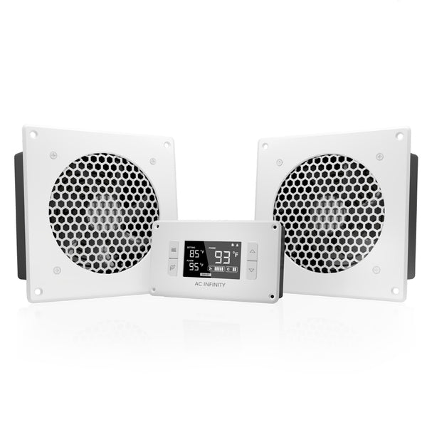 AC INFINITY AIRTAP T6 ホワイト 6×12 サーキュレーター AIRTAP T6, Smart Register Booster Fan 6