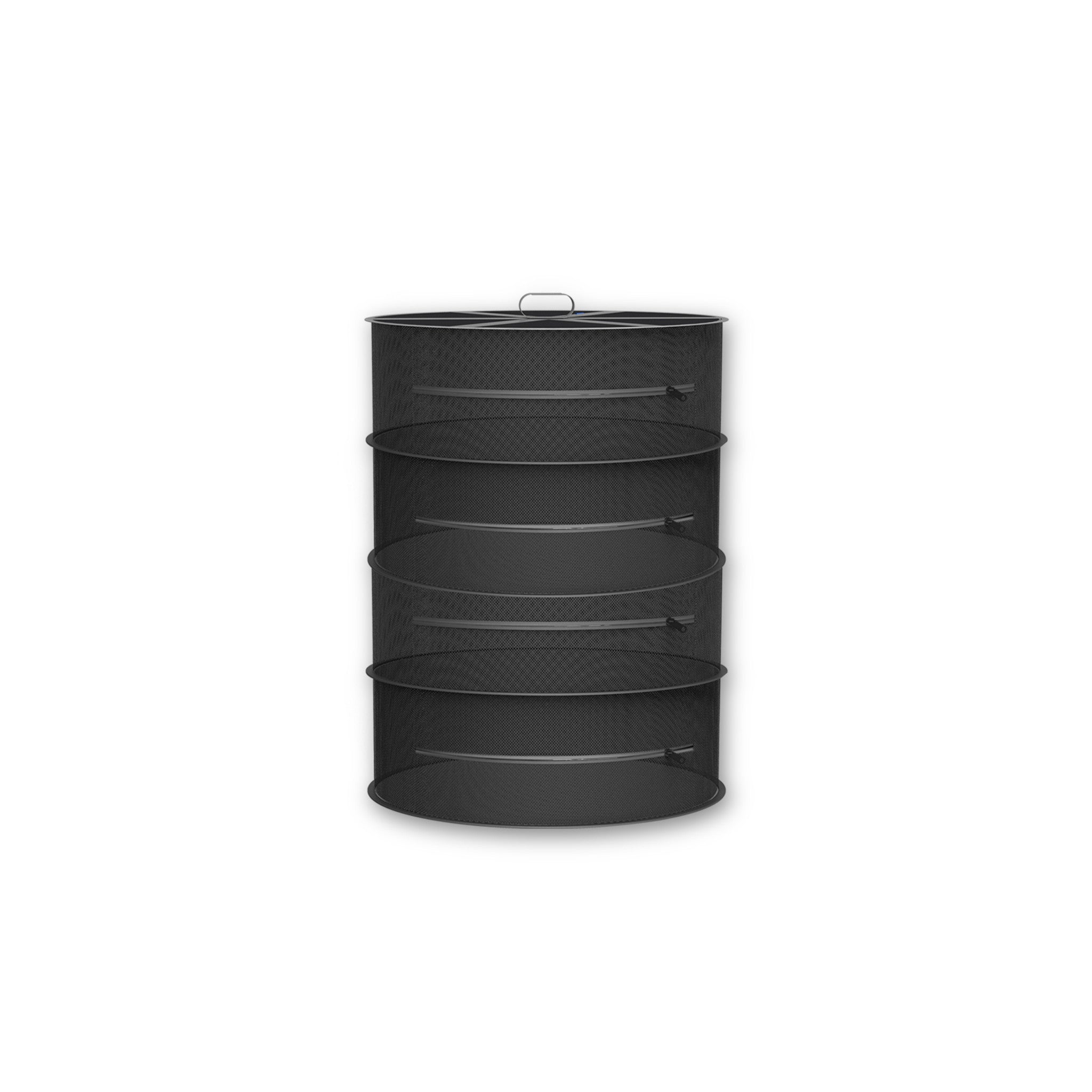 AC Infinity 24" Hanging Herb Drying Rack, Durable Polyester Mesh, Four Tiers