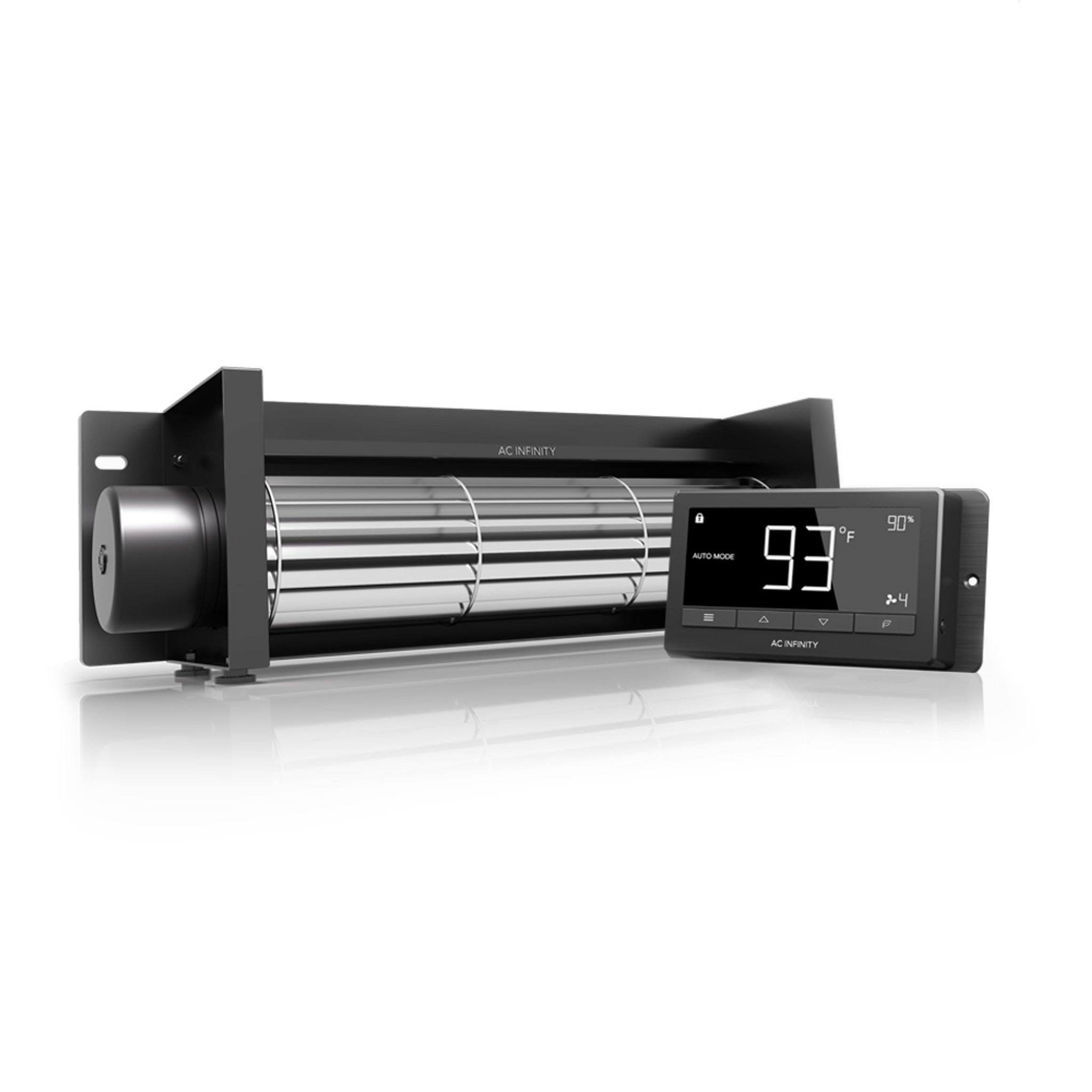 AC Infinity AIRBLAZE T12 Fireplace Blower, 12 Inch with Temperature Controller