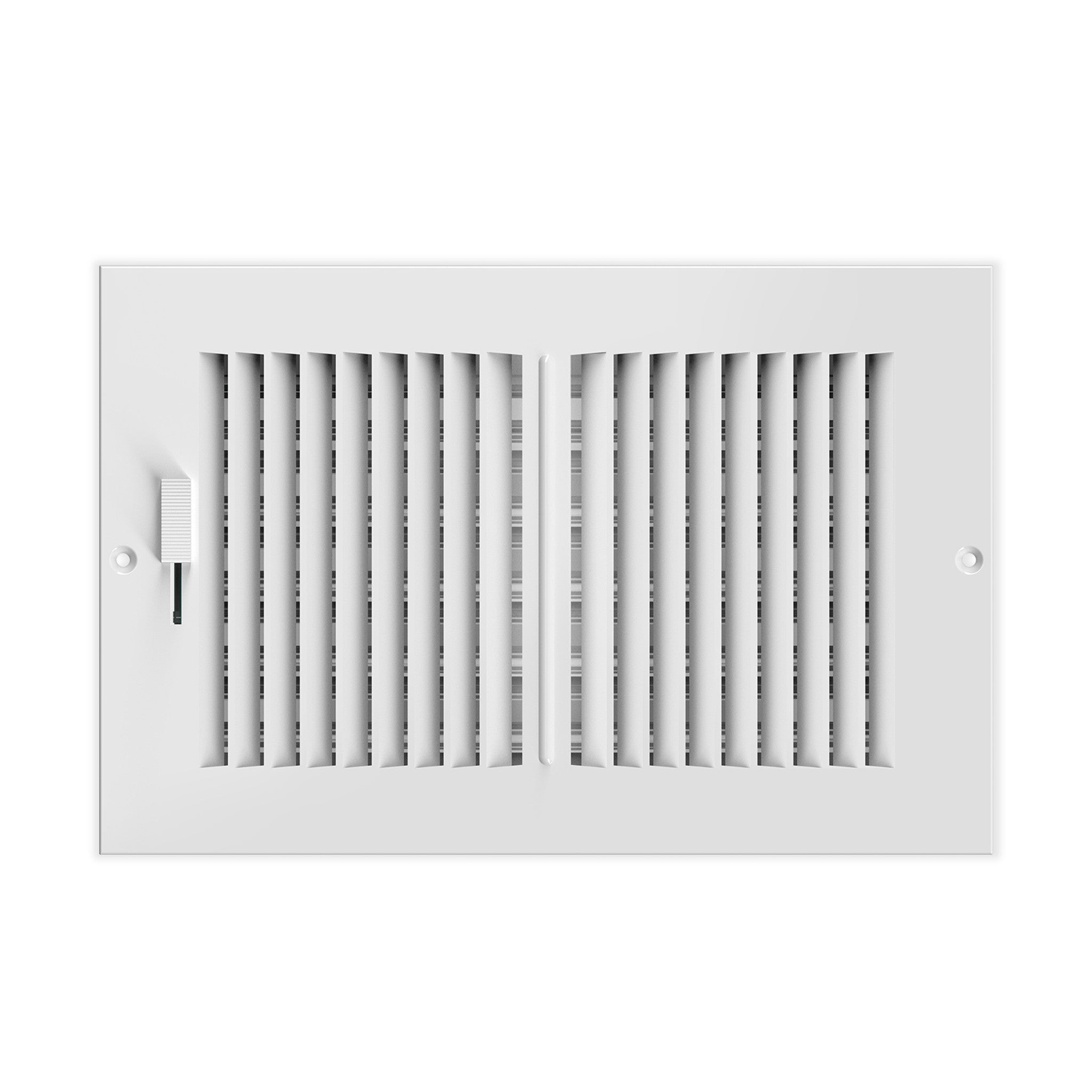 AC Infinity Register Ventilation Grille White, 6 x 10 Inch Steel HVAC Register