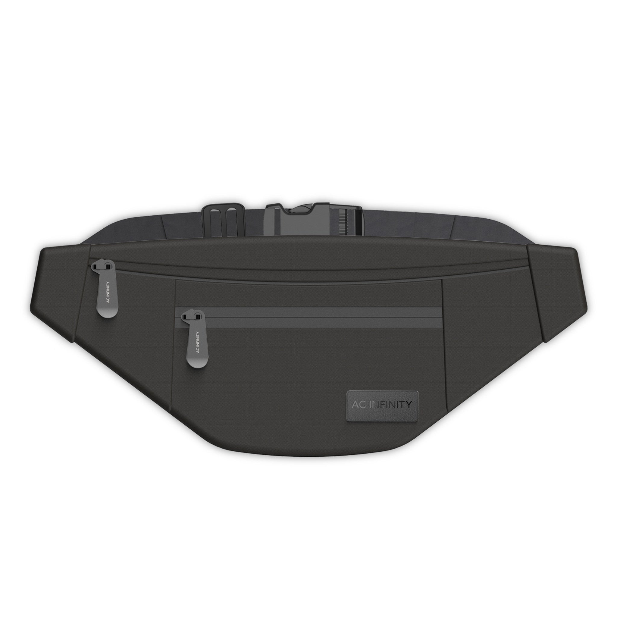 AC Infinity Smell-Proof Belt Bag, Black, 900D Nylon