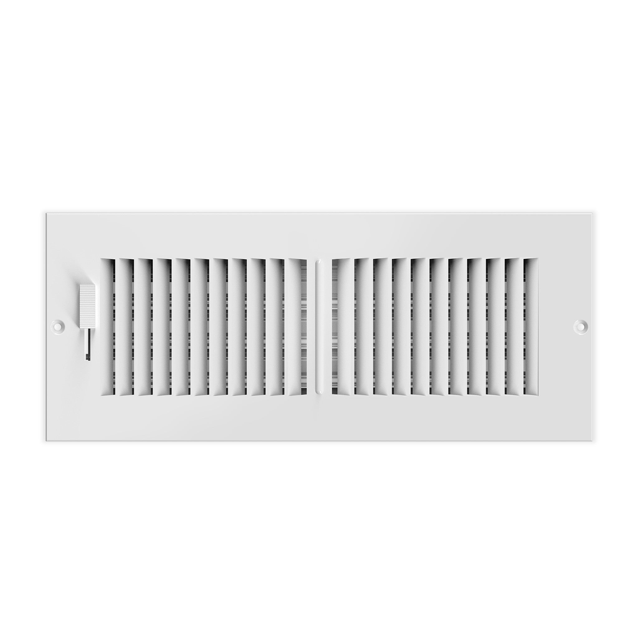 AC Infinity Register Ventilation Grille White, 4 x 12 Inch Steel HVAC Register