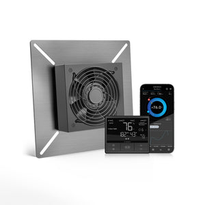 AC Infinity AIRTITAN T3 Crawlspace Ventilator Fan, 6 Inch with Temperature and Humidity Controller
