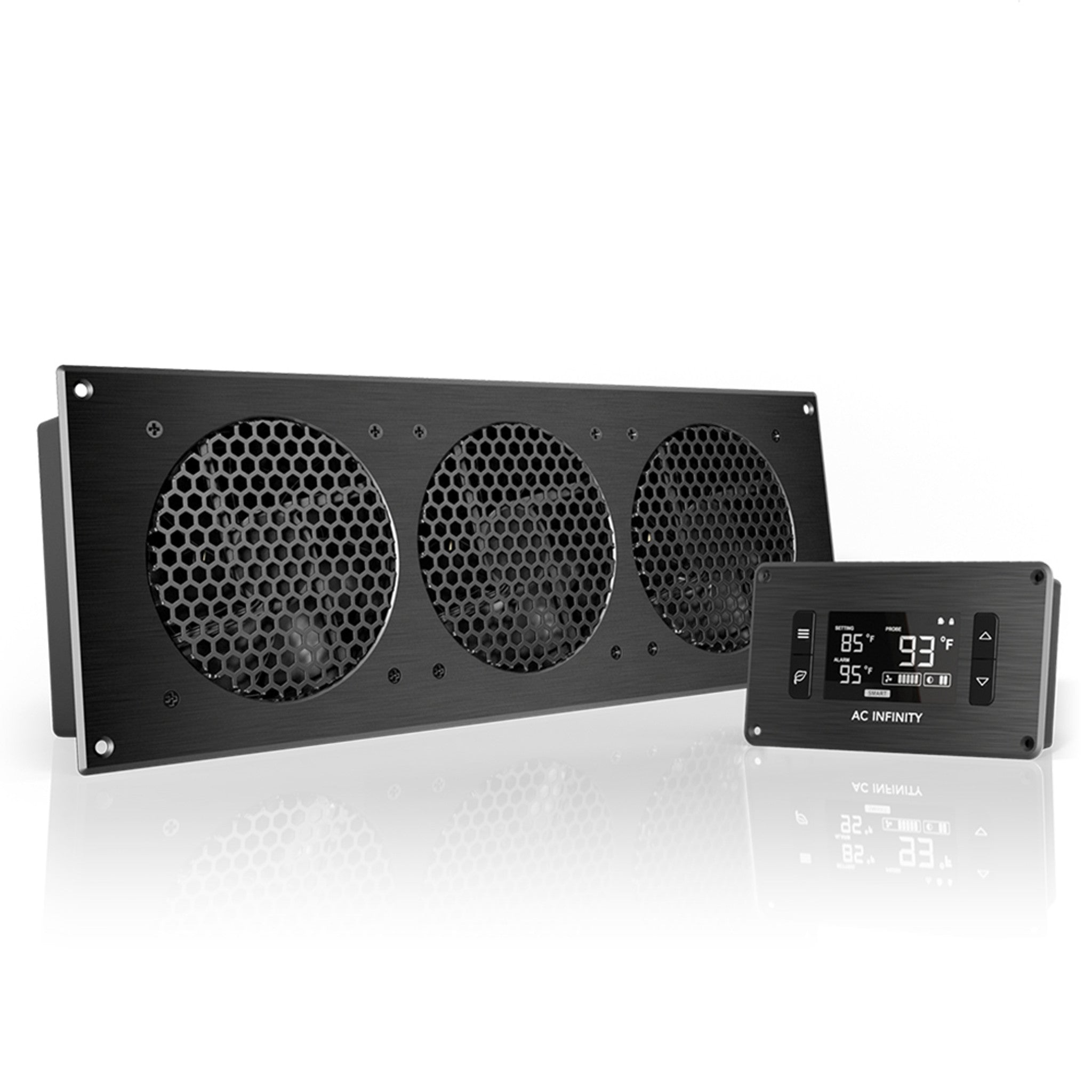 AC Infinity AIRPLATE T9 Quiet Cabinet Cooling Fan System, 18 Inch with Temperature Controller
