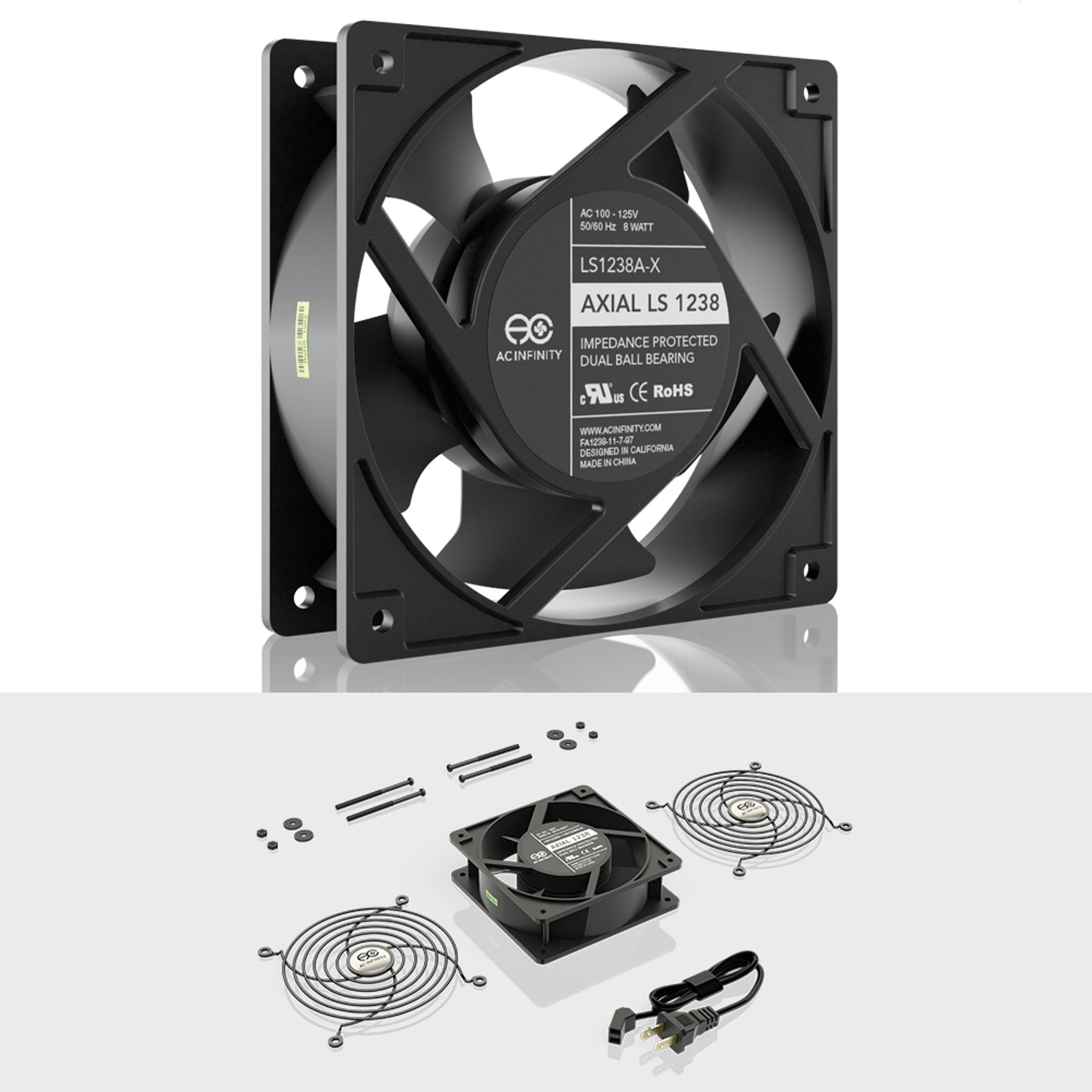 AC Infinity AXIAL LS1238 Cooling Fan - Thumbnail 5