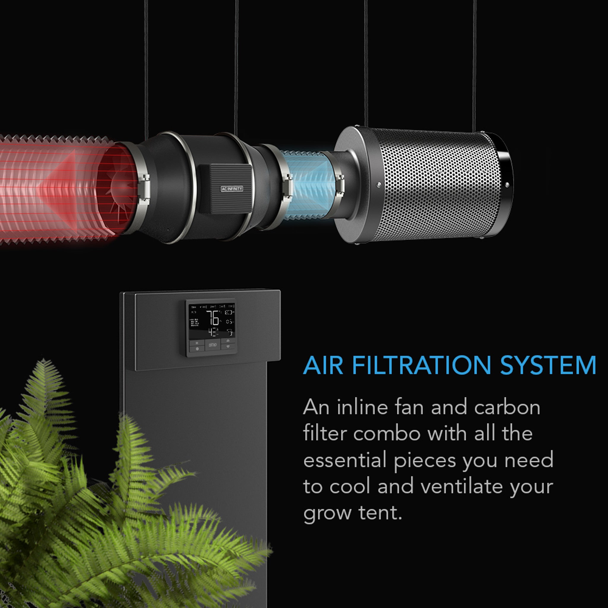 ac infinity 2x2 tent AC Infinity 2x2 Grow Tent & Ventilation Kit