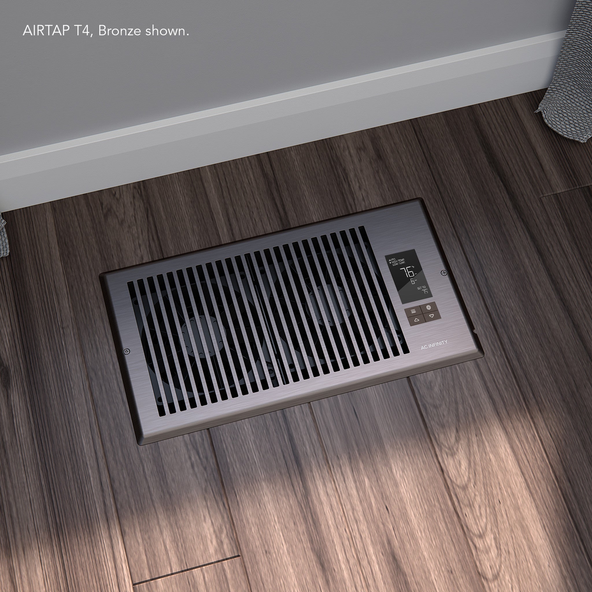 AC Infinity AIRTAP T4 Register Booster Fan - Thumbnail 5