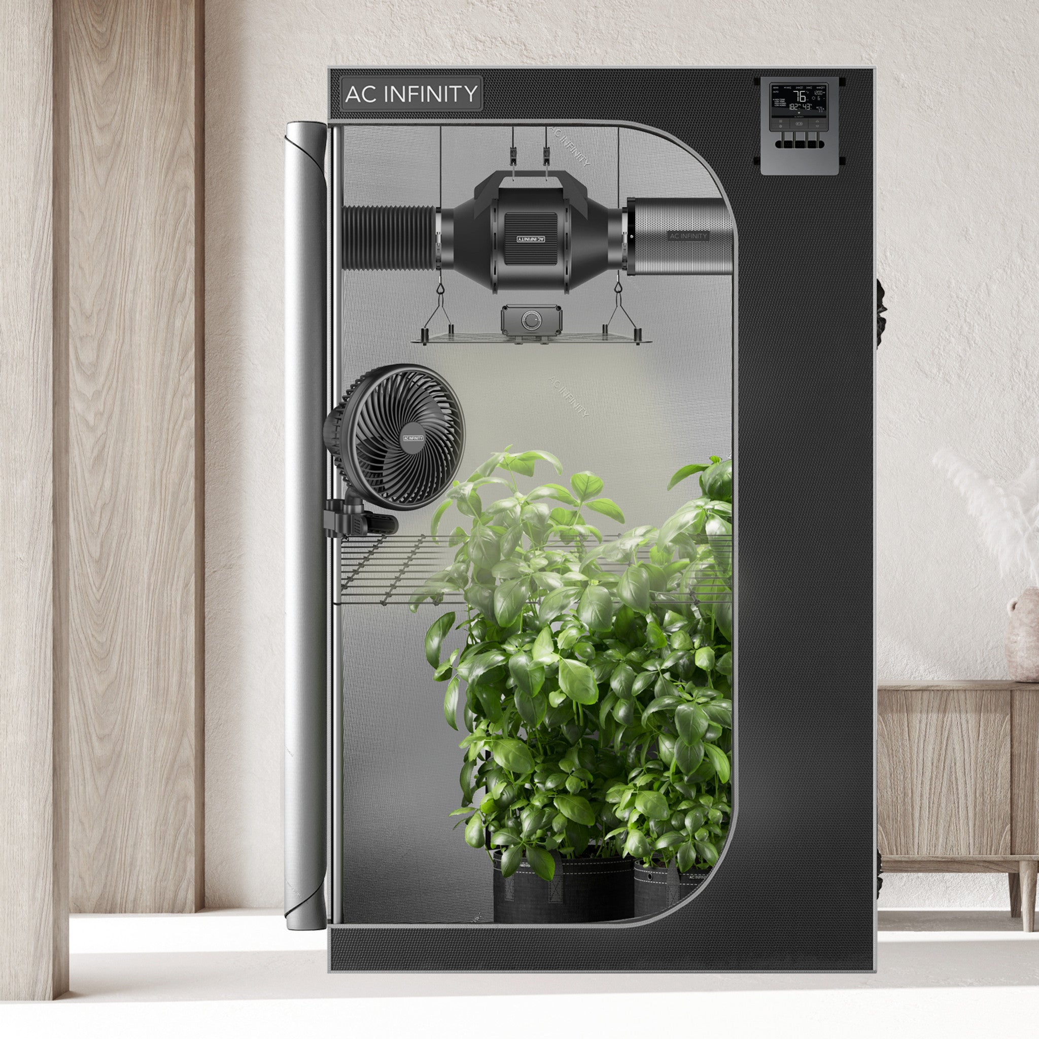3x3 grow tent how many plants 3x3 Indoor Grow Tent Kit, AC Infinity 3 Plant Kit