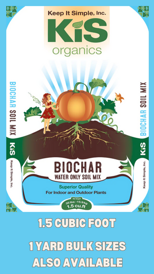 KIS Organics Biochar Water Only Soil Mix